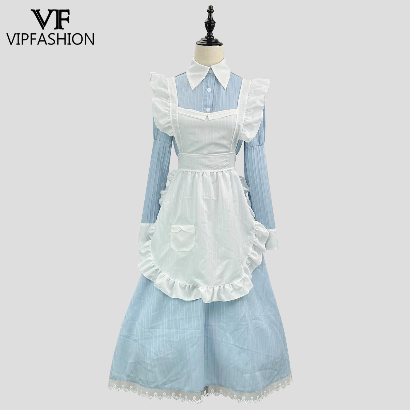 Korean Lifestyle - VIP FASHION Victorian Maid Dress Lolita