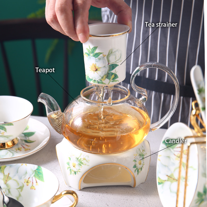 Camellia Xương Trung Quốc Trà  - đánh giá và giá Korean Tea Set