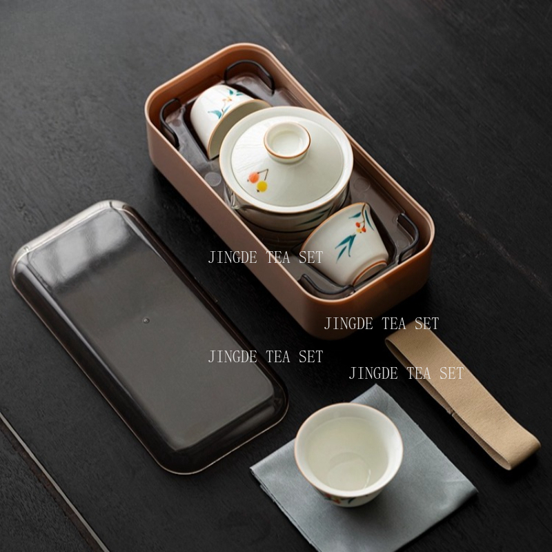 Sứ Di Động Bình Trà Và Bộ Cốc  - đánh giá và giá Korean Tea Set