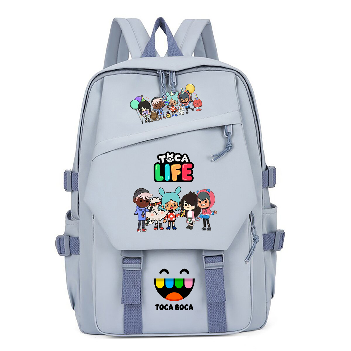 Toca Life World Print Backpack - đánh giá và giá Korean Student Lifestyle